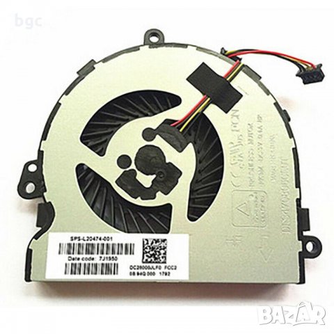 НОВ ВЕНТИЛАТОР HP 15-DA 15-DB L20474-001 924328-001 925012-001 HP 250 G6 G7 255 G6 G7 256 G6 G7, снимка 2 - Части за лаптопи - 34378430