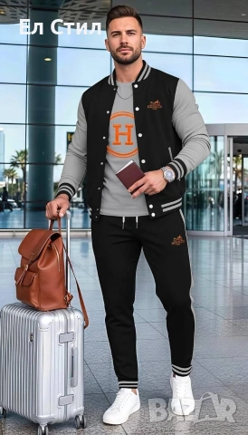 💙Мъжки екип ✨🔥🔥🔥 👍 ✨𝗣𝗿𝗶𝗰e :26€ НА ЕДРО✨𝗦ı𝘇𝗲:  MM L XL XXL XXL 📌6 бр, снимка 3 - Спортни дрехи, екипи - 53671952