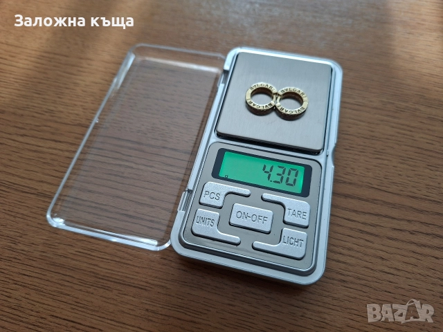 Дамски златни обеци "BVLGARI" - 4,30 гр. / 585 / 14К, снимка 2 - Обеци - 52632046