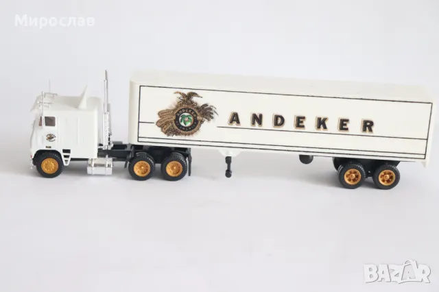 HERPA H0 1/87 КАМИОН USA МОДЕЛ ТИР КОЛИЧКА