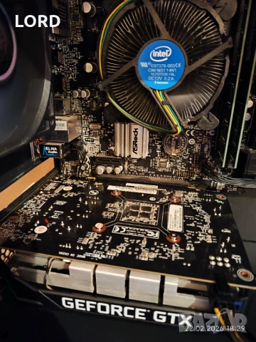 Компютър Intel G5420, GTX 1650, RAM 16GB DDR4, SSD 128GB, HDD 500GB, снимка 2 - Геймърски - 53584984