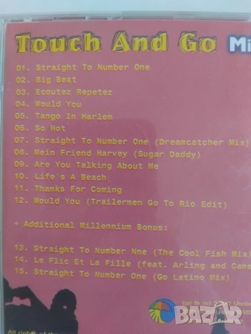 Touch and Go Millenium hits - матричен диск музика, снимка 2 - CD дискове - 52116411
