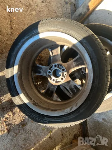 Джанти с гуми летни Мерцедес 18 цола е класа, снимка 5 - Гуми и джанти - 49030175