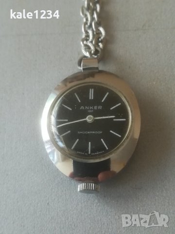 Дамски часовник ANKER 100. Медальон. Germany. Механичен механизъм. Vintage watch. Ретро модел , снимка 2 - Дамски - 41971925