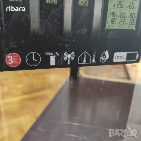 Метеорологична станция с 3 външни датчика , снимка 7 - Градинска техника - 47313805