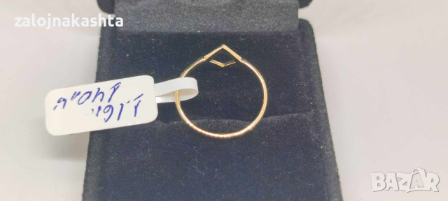 Нов Златен пръстен-1,16гр/14кр, снимка 6 - Пръстени - 44509315
