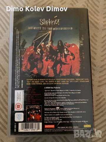 Slipknot VHS Видео Касета HiFi Stereo Оригинал, снимка 2 - Други музикални жанрове - 49609460