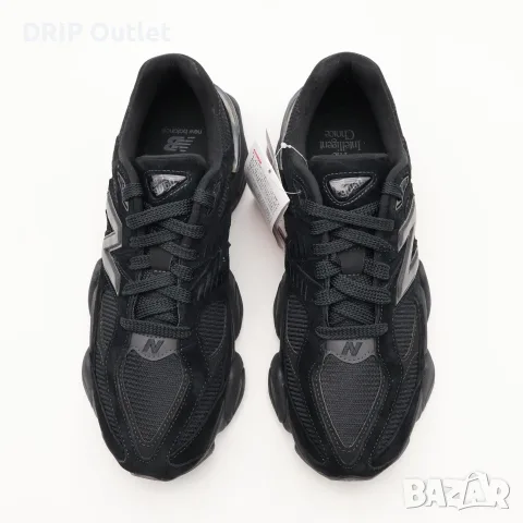 !НОВИ! New Balance 9060 | Triple Black | + КУТИЯ, снимка 4 - Маратонки - 55750956