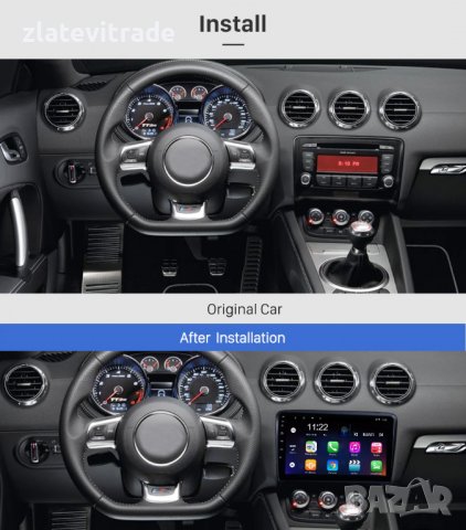 AUDI TT MK2 8J 2006-2014 9" - АНДРОИД НАВИГАЦИЯ, 9527, снимка 4 - Навигация за кола - 40035923