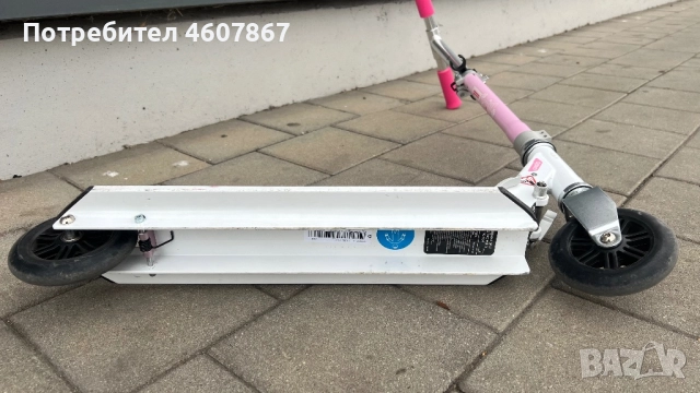 Oxelo розова тротинетка за момичета, снимка 5 - Други спортове - 51871448