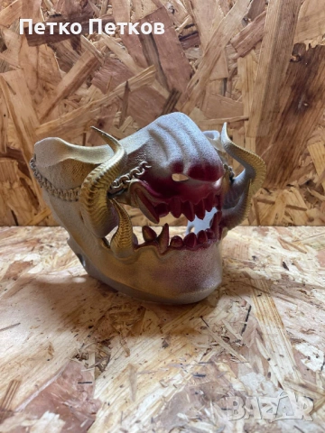 3D принтирана Oni маска – демонична декоративна маска, снимка 4 - Декорация за дома - 53058733