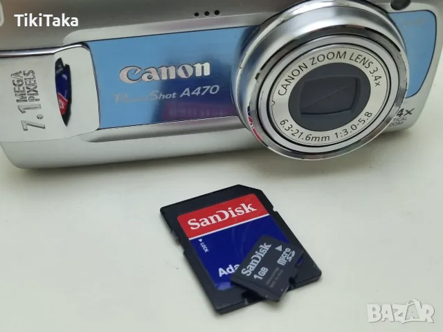 Canon PowerShot A470 7.1MP Digital Camera , снимка 11 - Фотоапарати - 55754939
