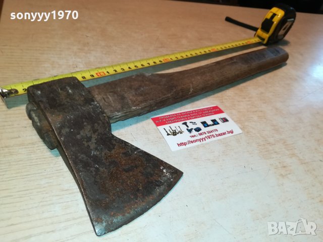 немска брадва-топор 40х15см 1509211107, снимка 8 - Антикварни и старинни предмети - 34139207