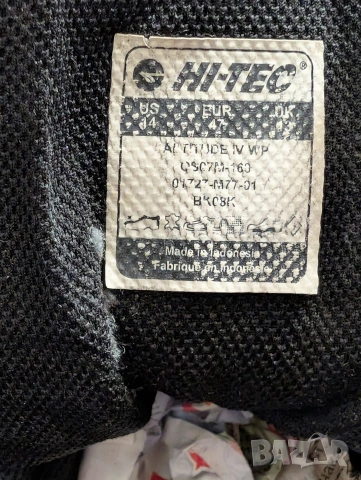 Hi-Tec Altitude IV WP номер 47 туристически/ ловни обувки боти , снимка 9 - Други - 53597842