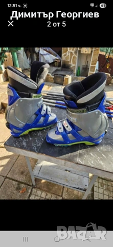 Ски и ски обувки ските са сервизирани 160 см обувките са запазени едните 44 номер другите 42 номер, снимка 7 - Зимни спортове - 53720454