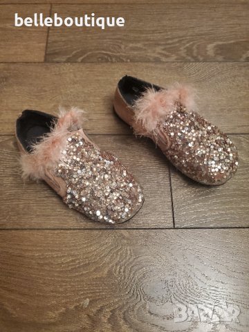 Страхотни обувки с камъни и перца 29 номер, снимка 4 - Детски обувки - 41524692