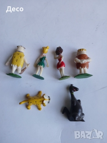 Стари български гумени фигурки Флинстоун., снимка 3 - Колекции - 52274344