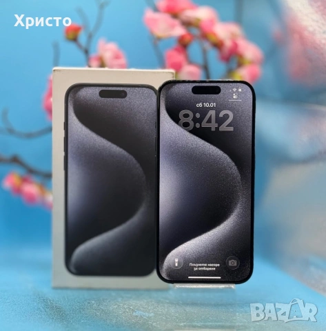 Apple iPhone 15 Pro, 512GB, 5G, Blue Titanium, снимка 3 - Apple iPhone - 53060691
