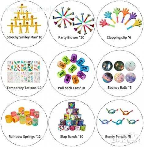 Нов комплект Сувенири за детско парти Подаръци за деца Играчки Гривни, снимка 2 - Други - 40186103