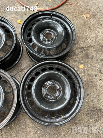 4бр. железни джанти 16" 5x112, 66.5 - Audi, VW Group, снимка 2 - Гуми и джанти - 51986787