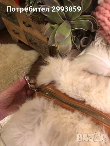 чанта 100% ест.косъм ЛИСИЦА*, снимка 4 - Чанти - 39095838