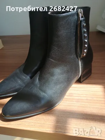Дамски Кожени Боти на Ток ZOCAL

