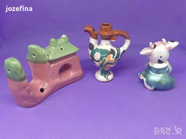 Керамични сувенири лот от 3 броя