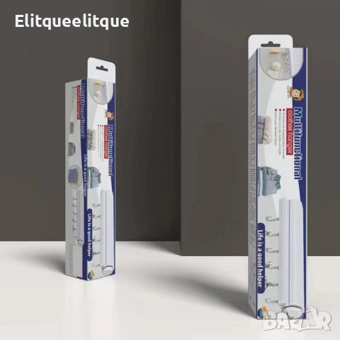 Прибиращ се простор за дрехи с 5 въжета и куки - Максимална дължина 3.2 метра, бял, снимка 6 - Други стоки за дома - 52335305