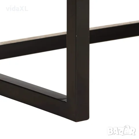 vidaXL 2-местно канапе, кафяво, естествена козя кожа, снимка 7 - Дивани и мека мебел - 56148589