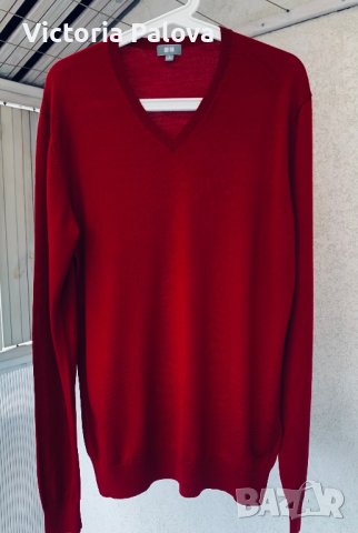 UNIQLO  тънък пуловер 100% меринос