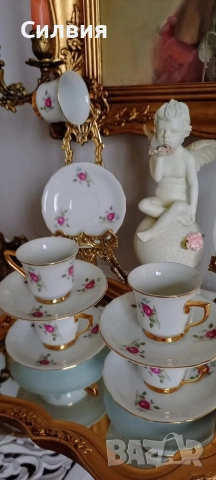 Сервиз за кафе, снимка 6 - Антикварни и старинни предмети - 52860991