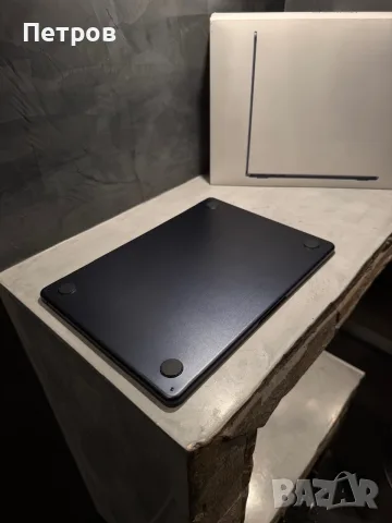3 cycle! КАТО ЧИСТО НОВ Macbook Air M4 Midnight 13", снимка 3 - Лаптопи за работа - 56208644