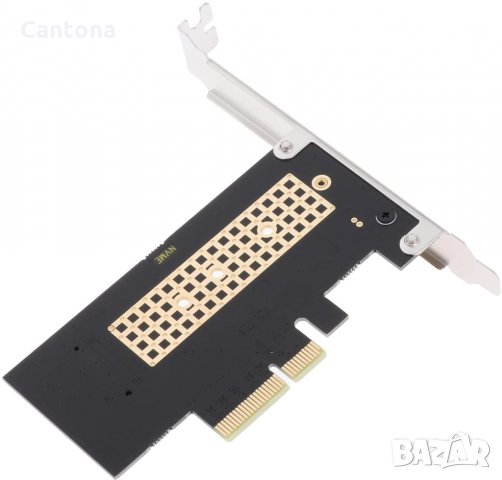 M.2 NVME към PCIe 3.0 x4 адаптер с алуминиев радиатор, снимка 2 - Други - 35686460