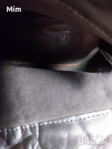 41 Лачени полуботушки с висок ток цвят капучино , снимка 5 - Дамски боти - 52339658