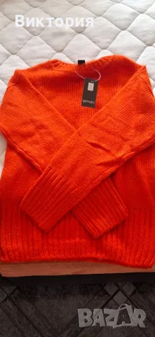 НОВ Пуловер 35лв - размер ХС, снимка 2 - Блузи с дълъг ръкав и пуловери - 49447852