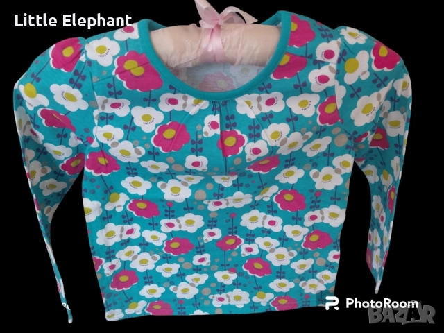 Блузка с дълъг ръкав за 3-4 год мом цели цветя,колекция"Flowers",Англия/нова