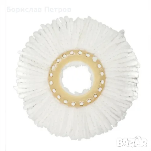 Резервен моп парцал за Spin mop/ Специалните микрофибърни влакна на мопа привличат всичко , снимка 6 - Мопове, кофи, четки и метли - 55766559