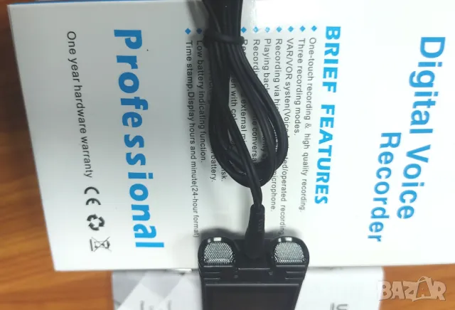 32gb диктофон Aудио рекордер MP3 плейър подслушвател 50 часа запис, снимка 7 - MP3 и MP4 плеъри - 49723345