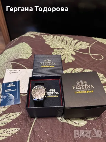 Festina Мъжки Часовник В гаранция чисто нов, снимка 2 - Мъжки - 49303866
