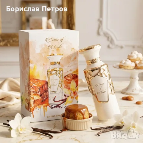 Луксозен парфюм Fragrance World Creme of Clouds - Уютна прегръдка от кокосово мляко и бита сметана, , снимка 4 - Дамски парфюми - 55815927