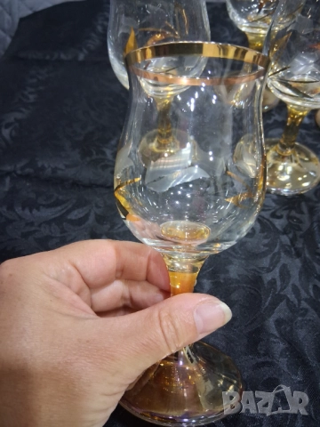 Сервиз с позлата , снимка 7 - Антикварни и старинни предмети - 51446594