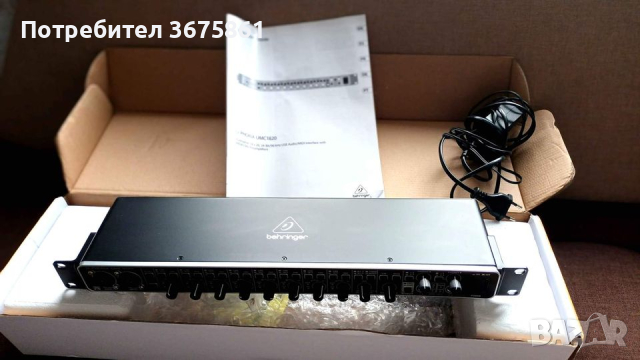 Звукова Карта -Behringer U-Phoria UMC1820 8 channel multitrack recording, снимка 6 - Аудиосистеми - 44679729