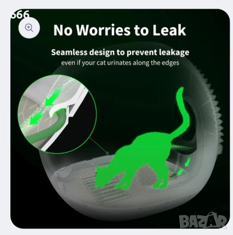 Подложка за котешка тоалетна PETKIT Max, Водоустойчива, Съвместима с PETKIT Pura Max 2, Purobot Max , снимка 6 - Други стоки за животни - 52892919