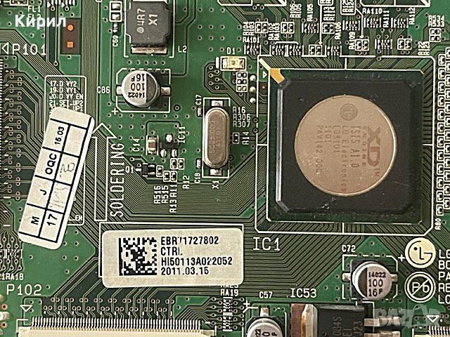 Платка T-CONTROL BOARD EBR71727802 EAX62076701, снимка 3 - Части и Платки - 42123197