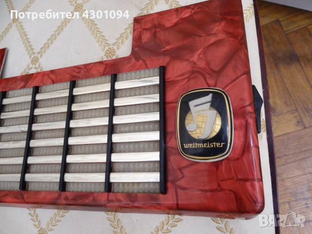 Капак за акордеон Велтмайстер Стела 40 баса, снимка 3 - Акордеони - 53793550