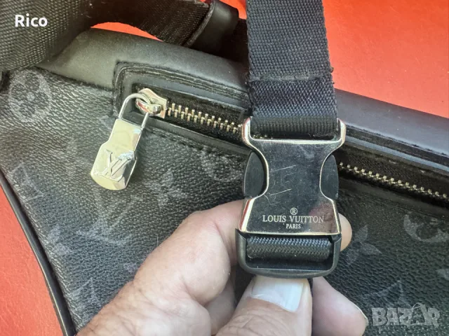 Louis Vuitton Eclpse Body Bag Оригинална Чанта, снимка 6 - Чанти - 55890681