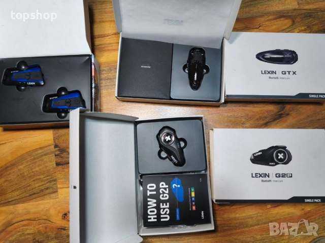 НОВ интерком LEXIN G2P Bluetooth слушалка за мотоциклетна каска, FM радио, 6 корпуса, универсално..., снимка 9 - Аксесоари и консумативи - 51572492