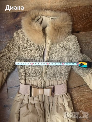 Дамско яке с яка от естествен косъм, снимка 7 - Якета - 39605251