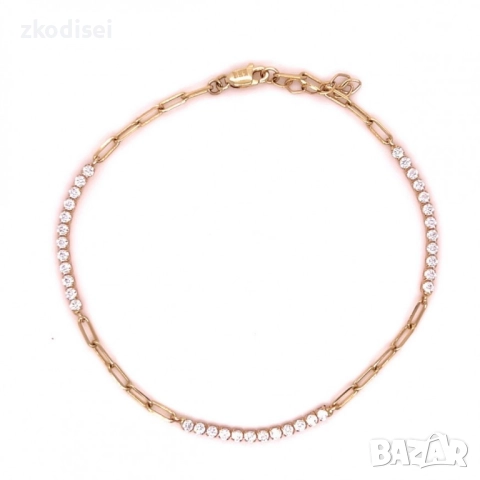 Златна дамска гривна 2,04гр. 20,2см.14кр. проба:585 модел:34373-4, снимка 1