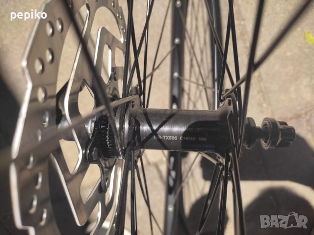 Продавам колела внос от Германия  алуминиева предна капла с диск SHIMANO SM-RT10-M 28 цола, снимка 4 - Части за велосипеди - 41808938